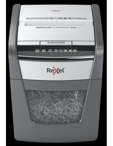 Rexel destructora autofeed 50x particulas
