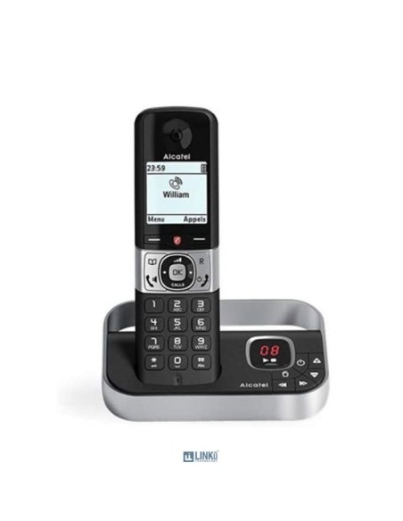Alcatel telefono inalambrico dec f890 voice negro / plata