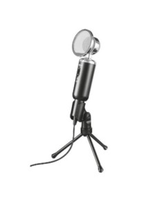 Trust microfono madell desktop angulo ajustable - boton mute - cable de 2.5m - jack 3.5mm - rejilla desmont