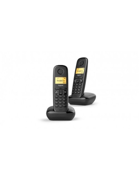 Gigaset telefono inalambrico a270 duo negro