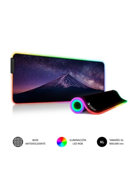 Subblim alfombrilla led rgb extra grande mount