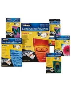 Fellowes fundas plastificar 125 micras 65x95mm brillo pack 100 ud