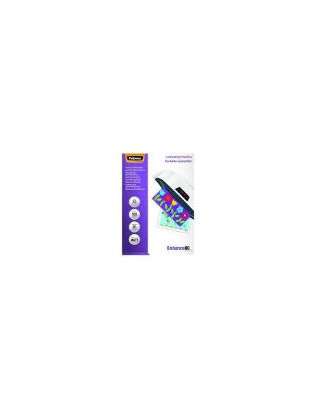 Fellowes funda plastificar 80 mic. mate a3 100und