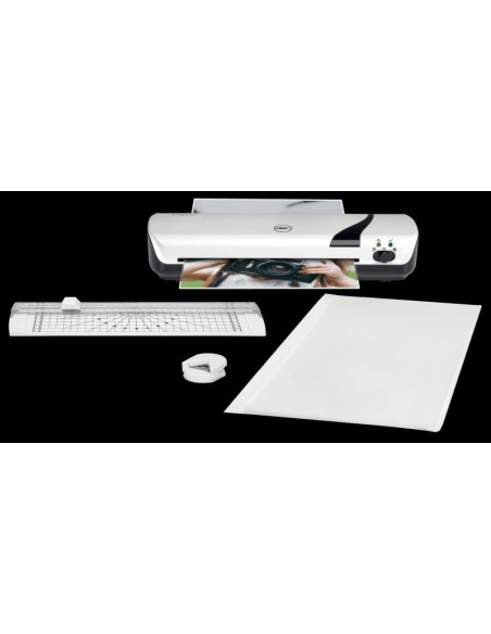 Gbc set plastificadora inspire+ a4 blanco