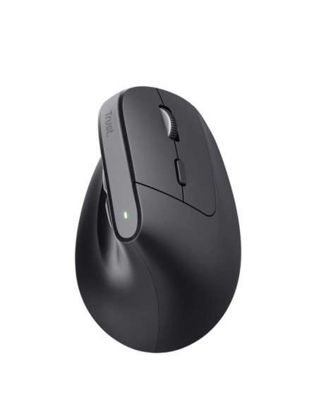 Trust raton inalambrico ergo bayoii negro carga usb-c/ 6 botones
