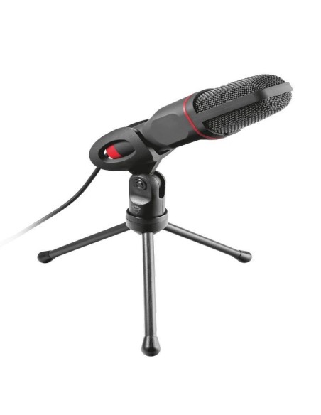 Trust microfono mico gxt 212 con tripode conexiones jack 3.5mm y usb cable 1.8m