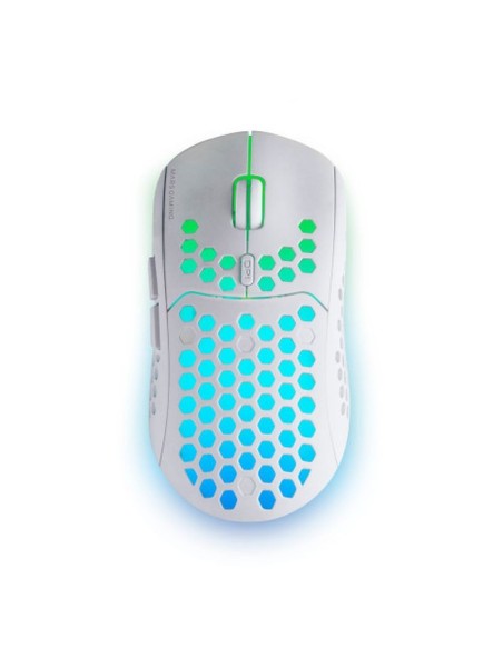 Mars gaming raton inalambrico recargable mmw3w blanco