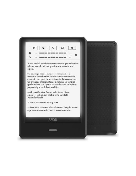 Spc libro electronico 6 ebook dickens 2 pro5614n negro tinta electrónica