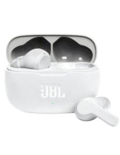 Jbl auriculares wave 200tws bluetooth blanco con estuche de carga/ autonomia 5h