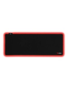 Savio alfombrilla gaming profesional turbo dynamic xl antideslizante/base de goma/negro