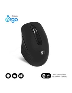 Subblim raton curve ergo dual mouse battery black