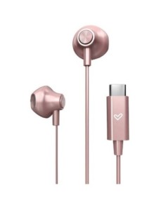 Energy sistem auriculares intrauditivos easypods usb-c oro rosa