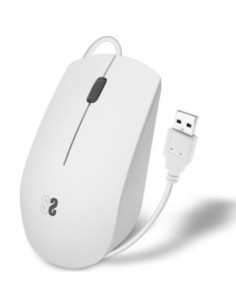 Subblim raton business silencioso/ hasta 1200 dpi/ blanco