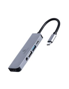 Gembird Adaptador Usb-C A 5 En 1 Hub + Hdmi + Pd + Stereo Audio