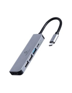 Gembird Adaptador Usb-C A 5 En 1 Hub + Hdmi + Pd