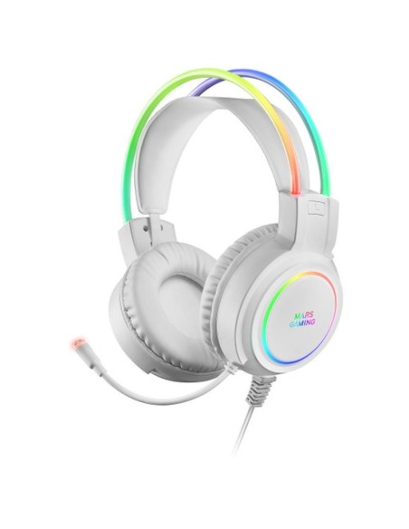 Mars gaming auriculares mhrgbw blanco rgb