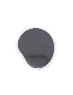 Gembird alfombrilla gel c/reposamuñecas gris