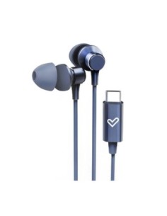 Energy sistem auricular metalizado tipo c azul micro