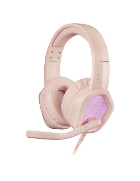 Mars gaming auriculares mh320p rosa
