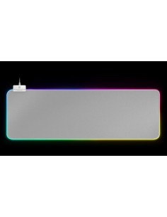 Mars gaming alfombrilla mmprgb2 rgb silver