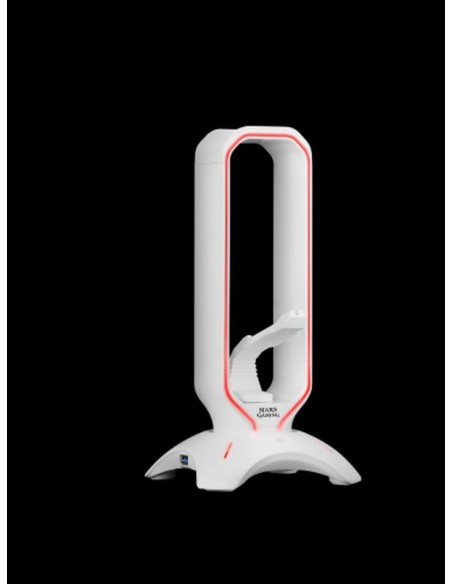 Mars gaming soporte para auriculares mhhprow con hub usb 3.0 2p