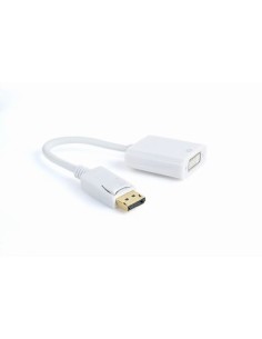 Gembird Adaptador Displayport Macho A Dvi Hembra 10cm Blanco
