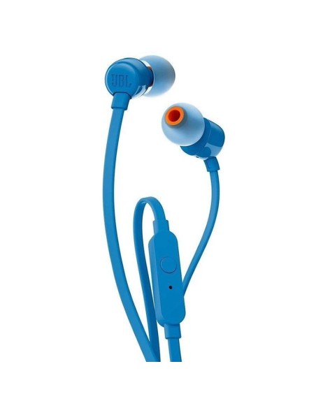 Jbl auriculares intrauditivos t110 jack 3.5 azul