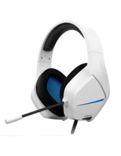 Krom auriculares con micro kopa move blancos diadema ajustable- jack 3.5