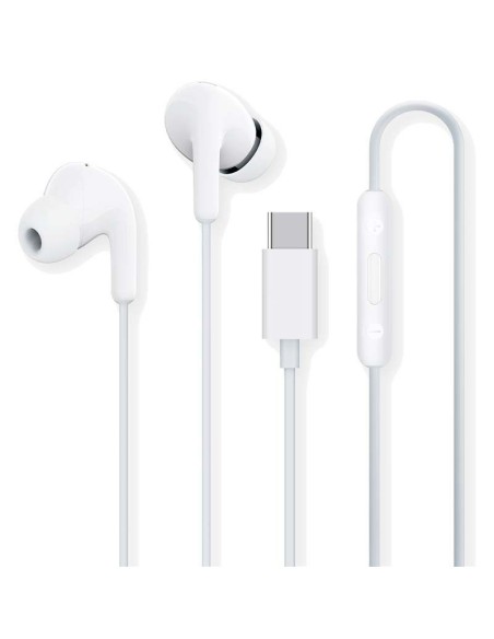 Xiaomi auriculares conector usb-c blancos