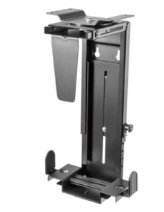 Aisens soporte bajo mesa de pared para pc mpc04-203/ antirrobo/ hasta 10kg