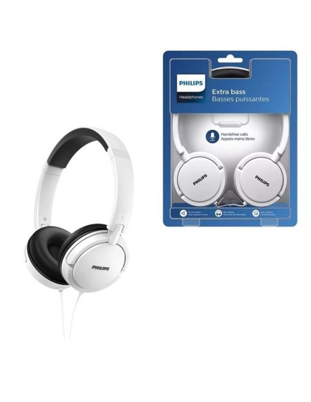 Philips auriculares microfono shl5005 blanco