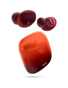 Tcl auricualres bluetooth socl500tws true wireless sunset orange estuche de carga- 6.5h