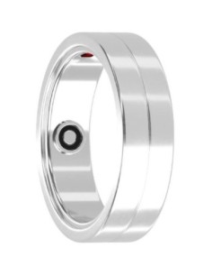 Maxcom anillo inteligente mr100 talla 10-63- 20.1mm plata notificaciones - frecuencia cardiaca