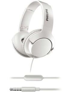 Philips auriculares bass+microfono shl3175wt blanco