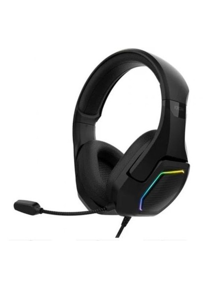 Krom auriculares con micro kopa 7.1 negros diadema ajustable-usb