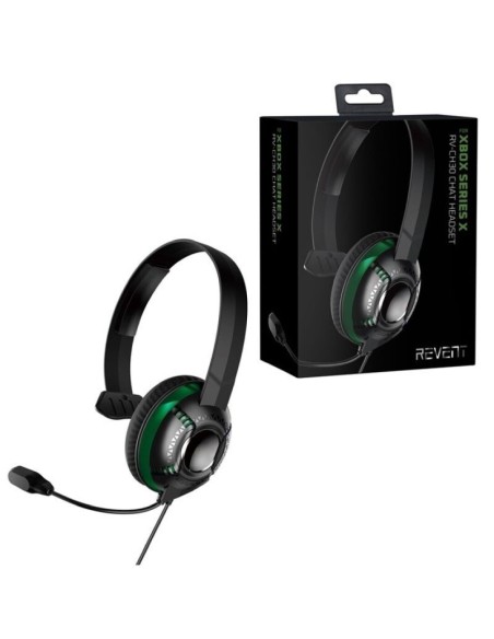 Revent auricular xbox serie x microfono+control volumen