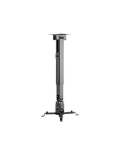 Aisens soporte de techo para proyector hasta 20 kg/ negro inclinable/ extensible