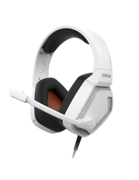 Krom auriculares micro krom kopa pro blanco diadema ajustable-usb-jack 3.5mm-50mm-