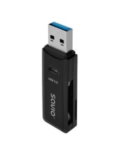 Savio lector de tarjetas sd - usb 3.0 negro