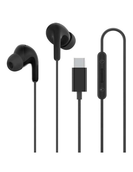 Xiaomi auriculares conector usb-c negro