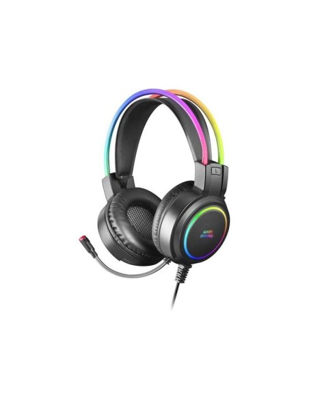 Mars gaming auriculares mhrgb negro rgb (caja deteriorada)