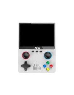 Generica consola de juegos retro x6 / 11 simuladores / blanca