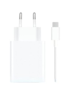 Xiaomi cargador de pared hypercharge usb type-a/ 1x usb/ 67w incluye cable