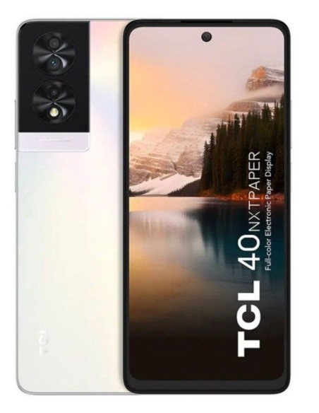 Tcl smartphone 40 nxtpaper opalescente oc-8+8gb-256gb-6,78-lte-android-nfc