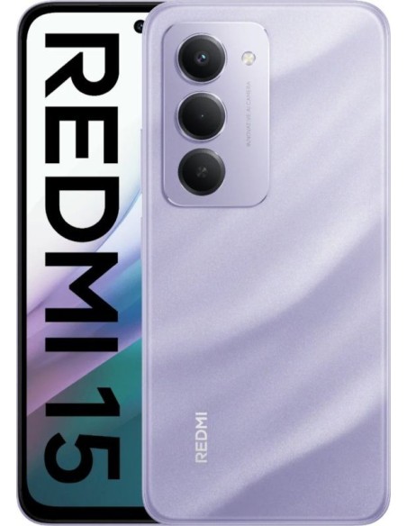 Xiaomi smartphone redmi 15 6gb 128gb 4g violeta oc-6gb-128gb-6,9- android- nfc