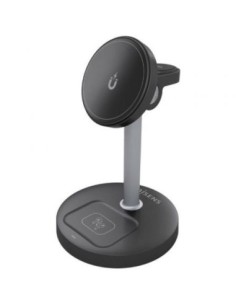 Aisens base de carga inalambrica asch-15w3wc066-bk/ 15w/ negro