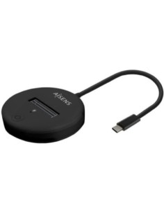 Aisens adaptador dock usb-c para ssd m2 sata/ negro nvme ngff aisens asuc-m2d013-bk