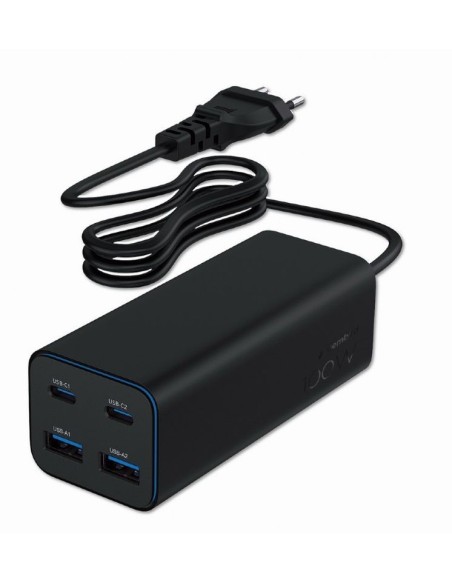 Gembird cargador rapido 4 puertos 2xusb-c - 2xusb-a