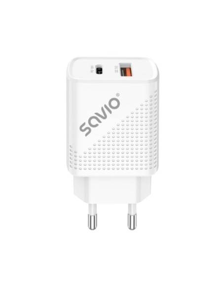 Savio cargador usb 3.0 de carga rápida 18w la-04