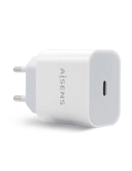 Aisens cargador pared 20w usb-c- blanco